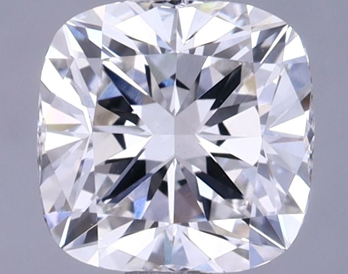 Loose Diamond - CUSHION BRILLIANT 1.47ct G VVS2: Loose Diamond - CUSHION BRILLIANT 1.47ct G VVS2 Source: This is a real non-mined Diamond that has been grown in a lab Shape: CUSHION BRILLIANT Carats: 1.47 Color: G Clarity: VVS2 Certification: IGI Vi