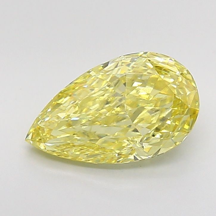 Loose Diamond - PEAR 3.02ct Fancy Intense Yellow VS1: Loose Diamond - PEAR 3.02ct Fancy Intense Yellow VS1 Source: This is a real non-mined Diamond that has been grown in a lab Shape: PEAR Carats: 3.02 Color: Fancy Intense Yellow Certification: IGI Video