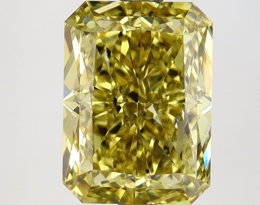 Loose Diamond - RADIANT 3.17ct Fancy Intense Gray Yellow VS1: Loose Diamond - RADIANT 3.17ct Fancy Intense Gray Yellow VS1 Source: This is a real non-mined Diamond that has been grown in a lab Shape: RADIANT Carats: 3.17 Color: Fancy Intense Gray Yellow Certific