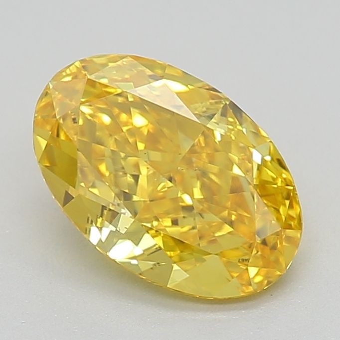 Loose Diamond - OVAL 0.78ct Fancy Vivid Yellow VS2: Loose Diamond - OVAL 0.78ct Fancy Vivid Yellow VS2 Source: This is a real non-mined Diamond that has been grown in a lab Shape: OVAL Carats: 0.78 Color: Fancy Vivid Yellow Certification: IGI Video: