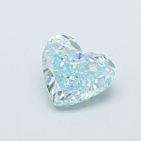 Loose Diamond - HEART 0.63ct Fancy Intense Greenish Blue VVS2 (1 of 1)