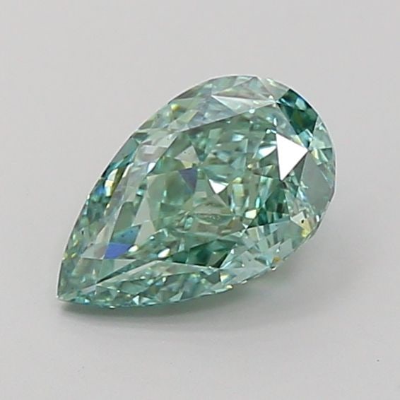 Loose Diamond - PEAR 1.87ct Fancy Vivid Green VS1: Loose Diamond - PEAR 1.87ct Fancy Vivid Green VS1 Source: This is a real non-mined Diamond that has been grown in a lab Shape: PEAR Carats: 1.87 Color: Fancy Vivid Green Certification: IGI Video: