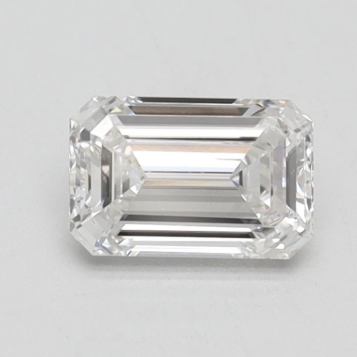 Loose Diamond - EMERALD 0.7ct F VS1: Loose Diamond - EMERALD 0.7ct F VS1 Source: This is a real non-mined Diamond that has been grown in a lab Shape: EMERALD Carats: 0.7 Color: F Clarity: VS1 Certification: IGI Video: