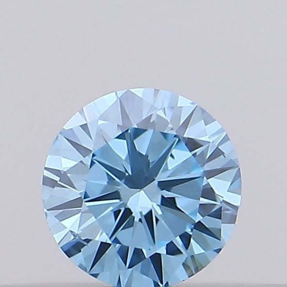 Loose Diamond - ROUND 0.11ct Fancy Vivid Blue SI1: Loose Diamond - ROUND 0.11ct Fancy Vivid Blue SI1 Source: This is a real non-mined Diamond that has been grown in a lab Shape: ROUND Carats: 0.11 Color: Fancy Vivid Blue Certification: IGI Video: