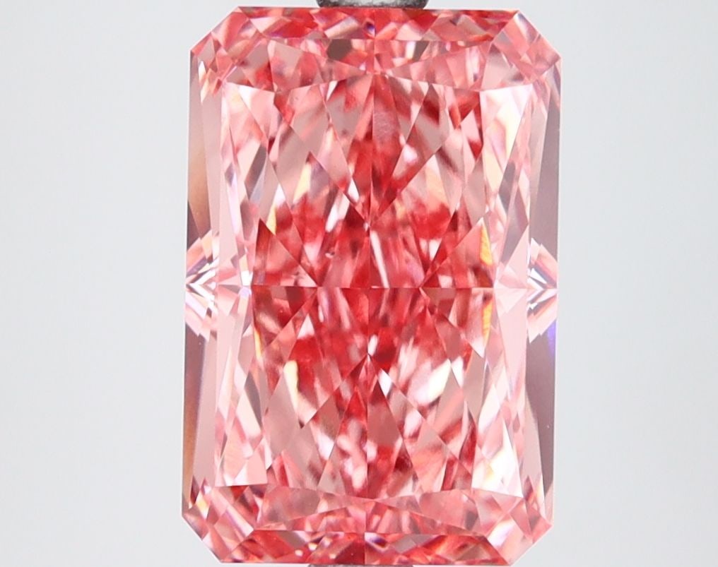 Loose Diamond - RADIANT 3.63ct Fancy Vivid Pink VS1 (1 of 1)