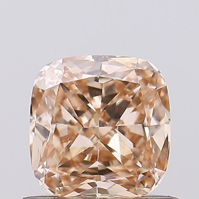Loose Diamond - CUSHION BRILLIANT 0.57ct Fancy Light Pinkish Brown VS1: Loose Diamond - CUSHION BRILLIANT 0.57ct Fancy Light Pinkish Brown VS1 Source: This is a real non-mined Diamond that has been grown in a lab Shape: CUSHION BRILLIANT Carats: 0.57 Color: Fancy Light Pi