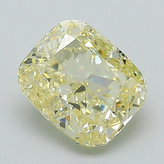 Loose Diamond - CUSHION BRILLIANT 1.56ct Fancy Yellow VS1: Loose Diamond - CUSHION BRILLIANT 1.56ct Fancy Yellow VS1 Source: This is a real non-mined Diamond that has been grown in a lab Shape: CUSHION BRILLIANT Carats: 1.56 Color: Fancy Yellow Certification: