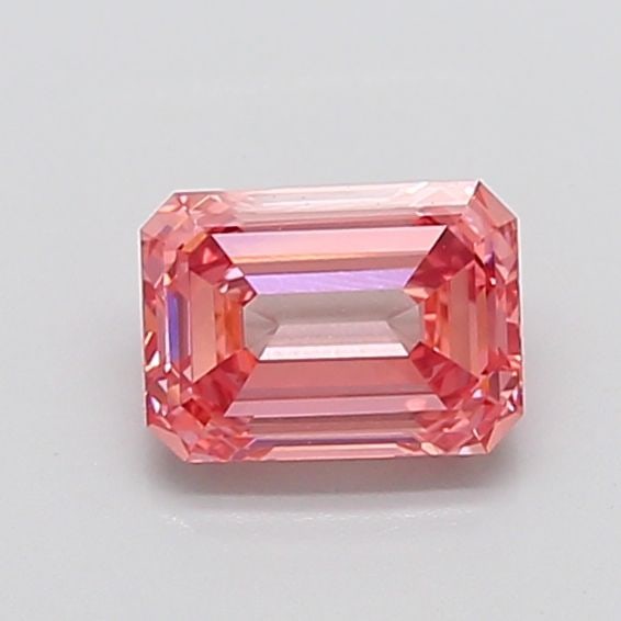 Loose Diamond - EMERALD 1.55ct Fancy Vivid Pink VVS2: Loose Diamond - EMERALD 1.55ct Fancy Vivid Pink VVS2 Source: This is a real non-mined Diamond that has been grown in a lab Shape: EMERALD Carats: 1.55 Color: Fancy Vivid Pink Certification: IGI The Di