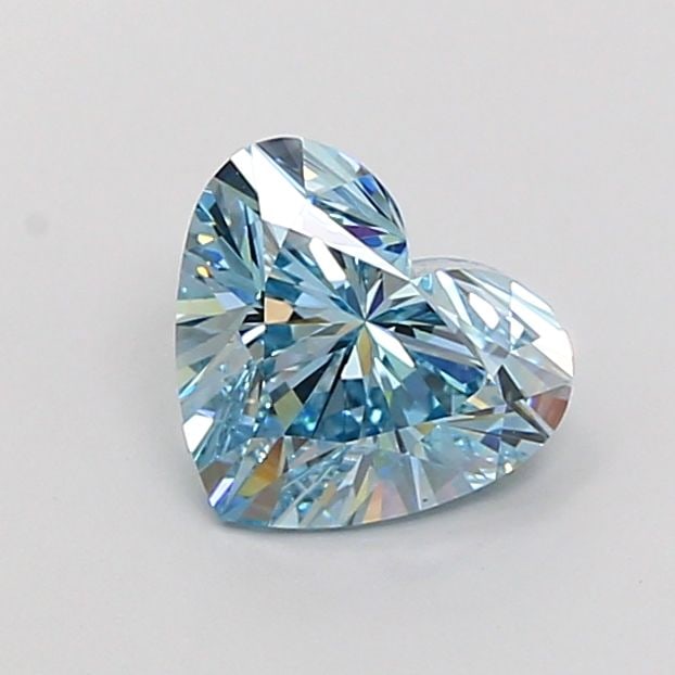 Loose Diamond - HEART 1.88ct Fancy Intense Blue VS1: Loose Diamond - HEART 1.88ct Fancy Intense Blue VS1 Source: This is a real non-mined Diamond that has been grown in a lab Shape: HEART Carats: 1.88 Color: Fancy Intense Blue Certification: IGI Video: