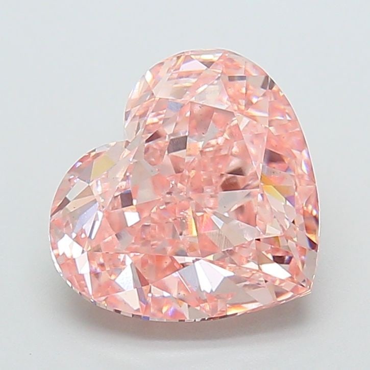 Loose Diamond - HEART 5.06ct Fancy Intense Pink VS1: Loose Diamond - HEART 5.06ct Fancy Intense Pink VS1 Source: This is a real non-mined Diamond that has been grown in a lab Shape: HEART Carats: 5.06 Color: Fancy Intense Pink Certification: IGI Video: