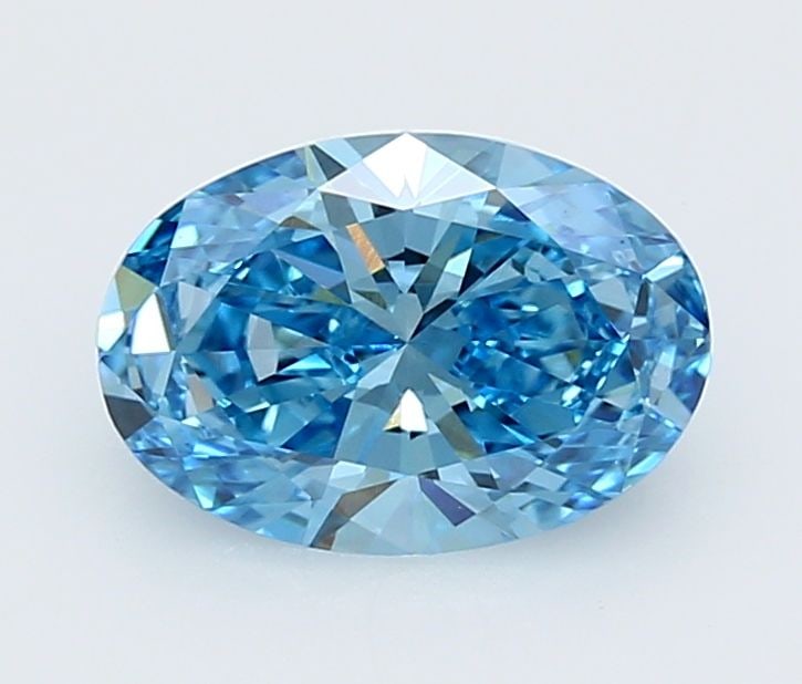 Loose Diamond - OVAL 2.01ct Fancy Vivid Blue VVS2: Loose Diamond - OVAL 2.01ct Fancy Vivid Blue VVS2 Source: This is a real non-mined Diamond that has been grown in a lab Shape: OVAL Carats: 2.01 Color: Fancy Vivid Blue Certification: IGI Video: