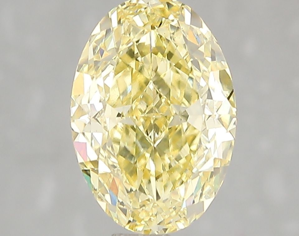 Loose Diamond - OVAL 3.01ct Fancy Intense Yellow VS1: Loose Diamond - OVAL 3.01ct Fancy Intense Yellow VS1 Source: This is a real non-mined Diamond that has been grown in a lab Shape: OVAL Carats: 3.01 Color: Fancy Intense Yellow Certification: IGI Video