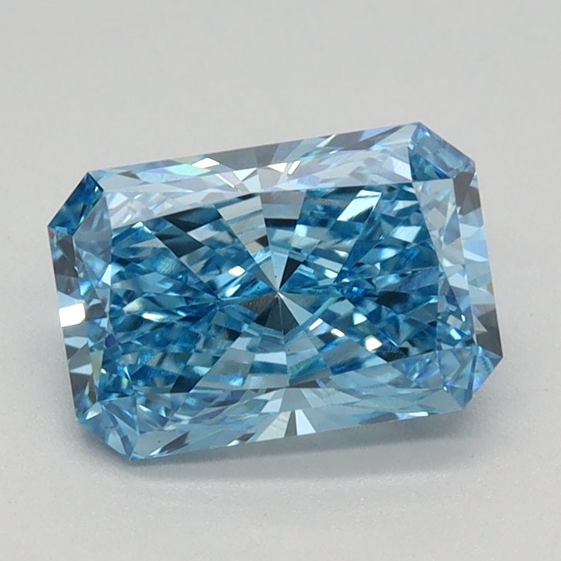 Loose Diamond - RADIANT 1.13ct Fancy Vivid Blue VS1: Loose Diamond - RADIANT 1.13ct Fancy Vivid Blue VS1 Source: This is a real non-mined Diamond that has been grown in a lab Shape: RADIANT Carats: 1.13 Color: Fancy Vivid Blue Certification: IGI Video: