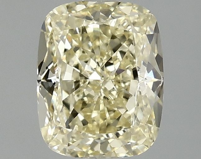 Loose Diamond - CUSHION MODIFIED 1.54ct Fancy Yellow VVS2: Loose Diamond - CUSHION MODIFIED 1.54ct Fancy Yellow VVS2 Source: This is a real non-mined Diamond that has been grown in a lab Shape: CUSHION MODIFIED Carats: 1.54 Color: Fancy Yellow Certification: