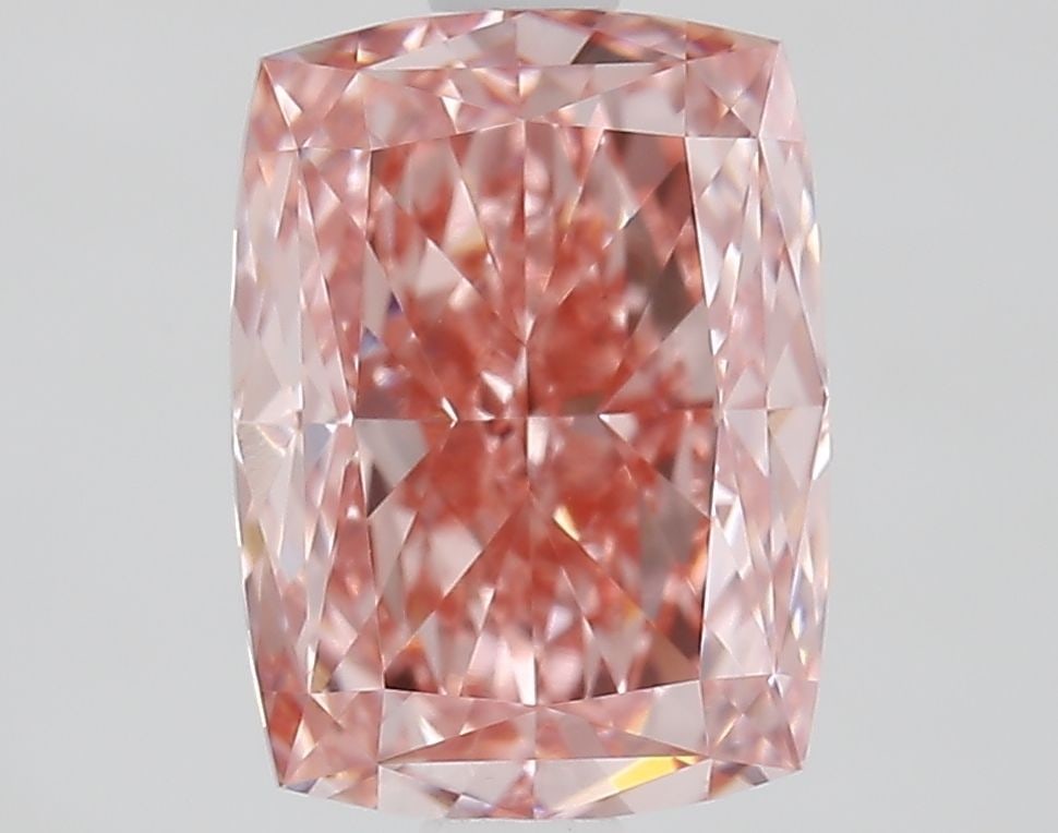 Loose Diamond - CUSHION MODIFIED 2.17ct Fancy Vivid Pink VVS2: Loose Diamond - CUSHION MODIFIED 2.17ct Fancy Vivid Pink VVS2 Source: This is a real non-mined Diamond that has been grown in a lab Shape: CUSHION MODIFIED Carats: 2.17 Color: Fancy Vivid Pink Certifi