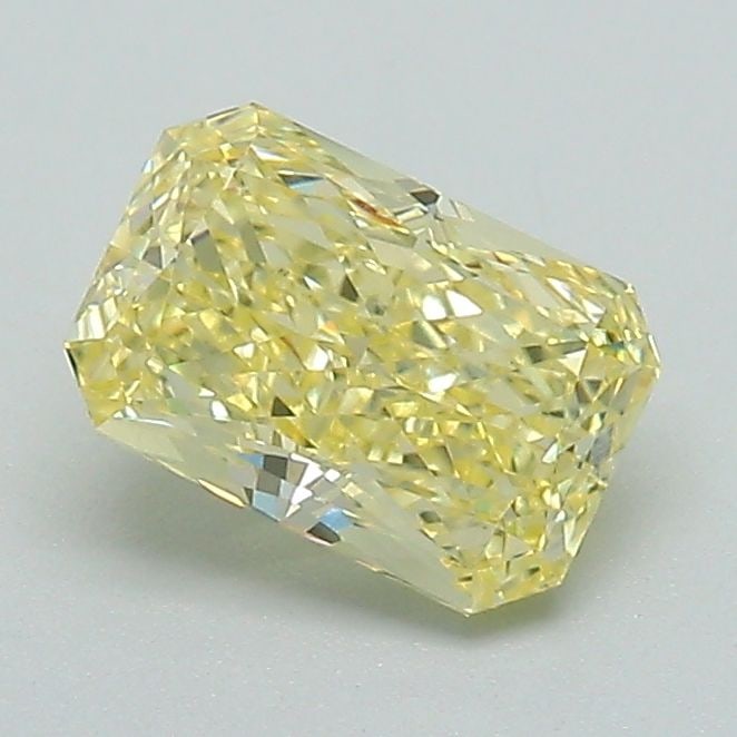 Loose Diamond - RADIANT 1.01ct Fancy Intense Yellow VS1: Loose Diamond - RADIANT 1.01ct Fancy Intense Yellow VS1 Source: This is a real non-mined Diamond that has been grown in a lab Shape: RADIANT Carats: 1.01 Color: Fancy Intense Yellow Certification: IGI