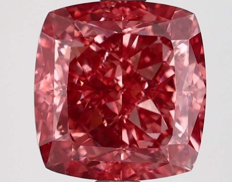 Loose Diamond - CUSHION MODIFIED 3.03ct Fancy Vivid Pink VS1: Loose Diamond - CUSHION MODIFIED 3.03ct Fancy Vivid Pink VS1 Source: This is a real non-mined Diamond that has been grown in a lab Shape: CUSHION MODIFIED Carats: 3.03 Color: Fancy Vivid Pink Certific