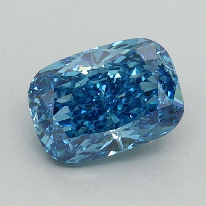Loose Diamond - CUSHION BRILLIANT 1.02ct Fancy Vivid Blue VS2: Loose Diamond - CUSHION BRILLIANT 1.02ct Fancy Vivid Blue VS2 Source: This is a real non-mined Diamond that has been grown in a lab Shape: CUSHION BRILLIANT Carats: 1.02 Color: Fancy Vivid Blue Certif