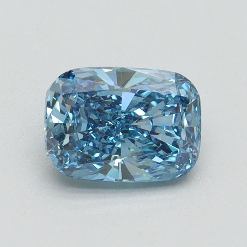 Loose Diamond - CUSHION BRILLIANT 1.0ct Fancy Vivid Blue VS2: Loose Diamond - CUSHION BRILLIANT 1.0ct Fancy Vivid Blue VS2 Source: This is a real non-mined Diamond that has been grown in a lab Shape: CUSHION BRILLIANT Carats: 1.0 Color: Fancy Vivid Blue Certific