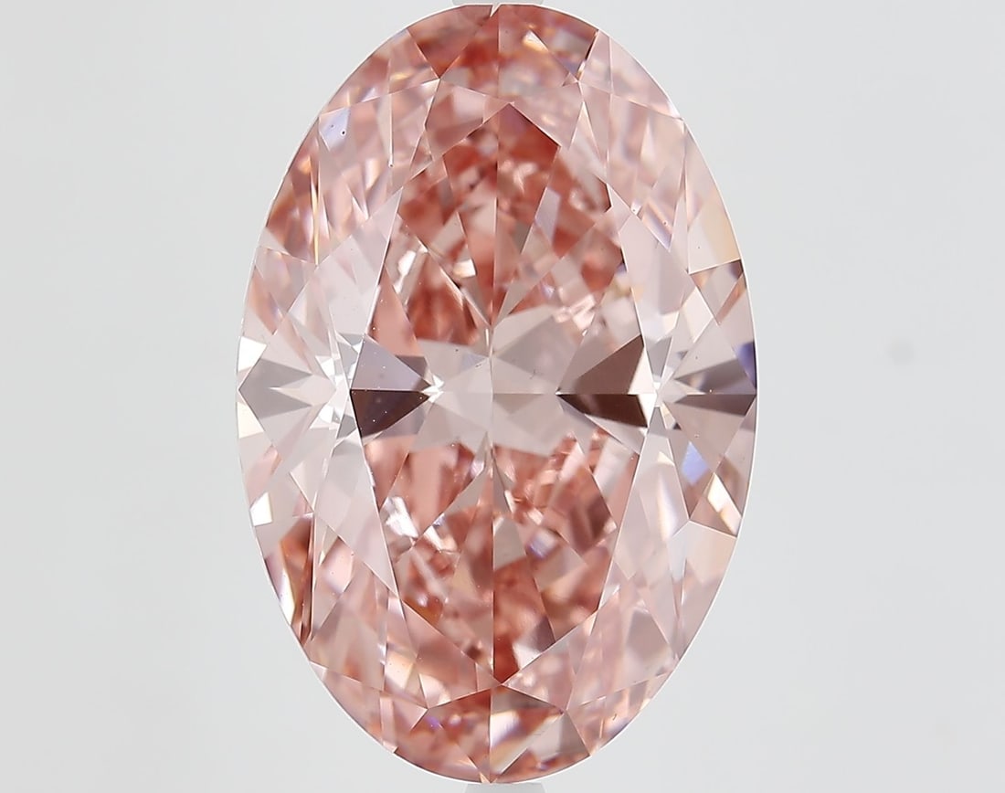 Loose Diamond - OVAL 11.15ct Fancy Vivid Pink VS1 (1 of 1)