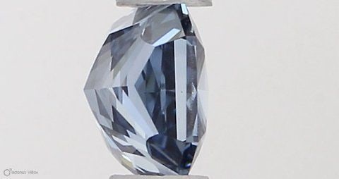 Loose Diamond - SQUARE RADIANT 0.34ct Fancy Vivid Blue VVS1 (1 of 1)