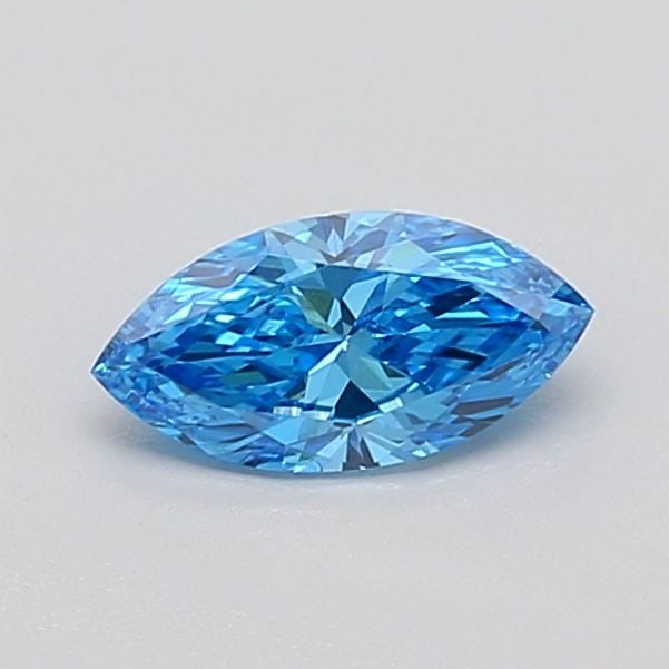 Loose Diamond - MARQUISE 0.4ct Fancy Vivid Blue VVS2: Loose Diamond - MARQUISE 0.4ct Fancy Vivid Blue VVS2 Source: This is a real non-mined Diamond that has been grown in a lab Shape: MARQUISE Carats: 0.4 Color: Fancy Vivid Blue Certification: IGI Video: