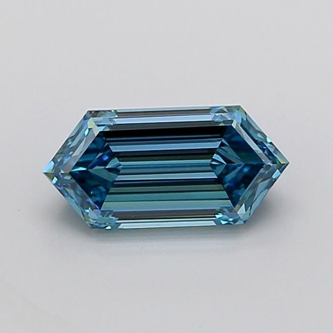 Loose Diamond - HEXAGONAL 1.1ct Fancy Vivid Blue VVS2 (1 of 1)