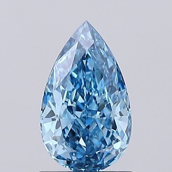 Loose Diamond - PEAR 1.01ct Fancy Vivid Blue VS1 (1 of 1)