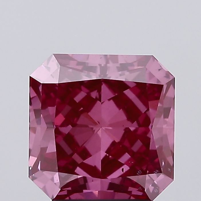 Loose Diamond - SQUARE RADIANT 3.03ct Fancy Vivid Pink SI1 (1 of 1)