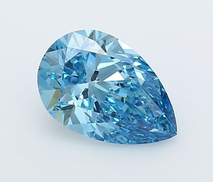 Loose Diamond - PEAR 1.3ct Fancy Vivid Blue VVS2: Loose Diamond - PEAR 1.3ct Fancy Vivid Blue VVS2 Source: This is a real non-mined Diamond that has been grown in a lab Shape: PEAR Carats: 1.3 Color: Fancy Vivid Blue Certification: IGI Video: