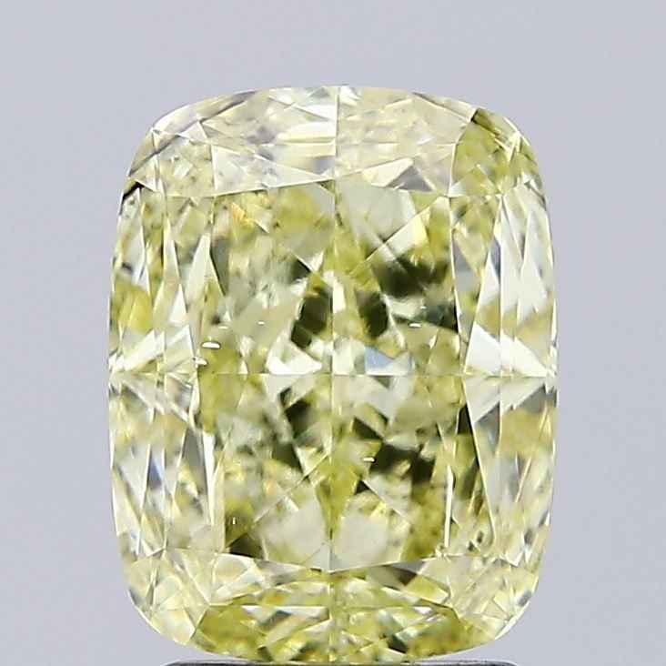 Loose Diamond - CUSHION MODIFIED 2.83ct Fancy Intense Yellow SI1: Loose Diamond - CUSHION MODIFIED 2.83ct Fancy Intense Yellow SI1 Source: This is a real non-mined Diamond that has been grown in a lab Shape: CUSHION MODIFIED Carats: 2.83 Color: Fancy Intense Yellow