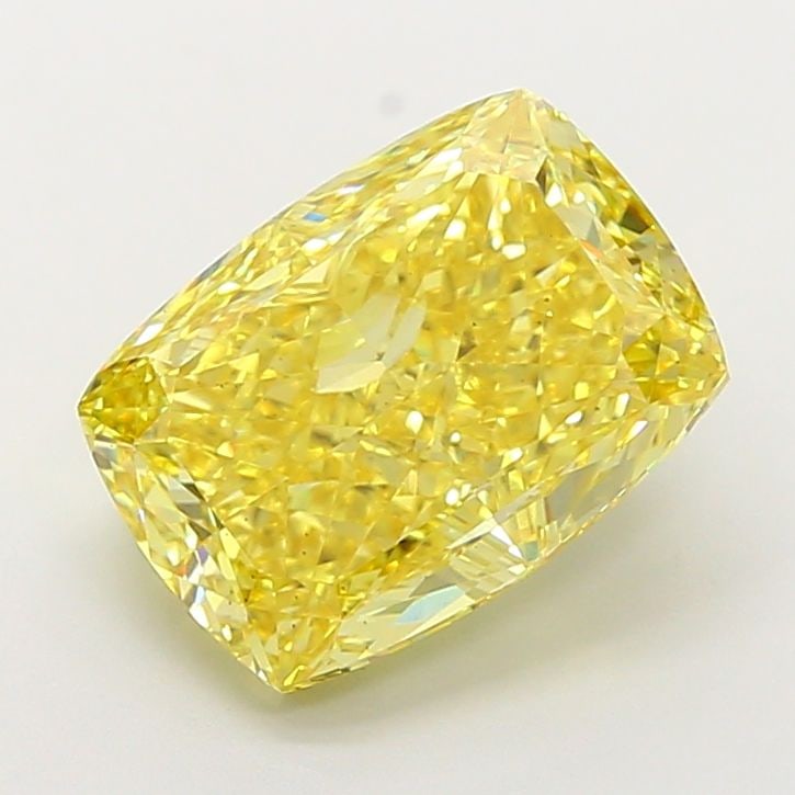 Loose Diamond - CUSHION MODIFIED 6.25ct Fancy Vivid Yellow VS2 (1 of 1)