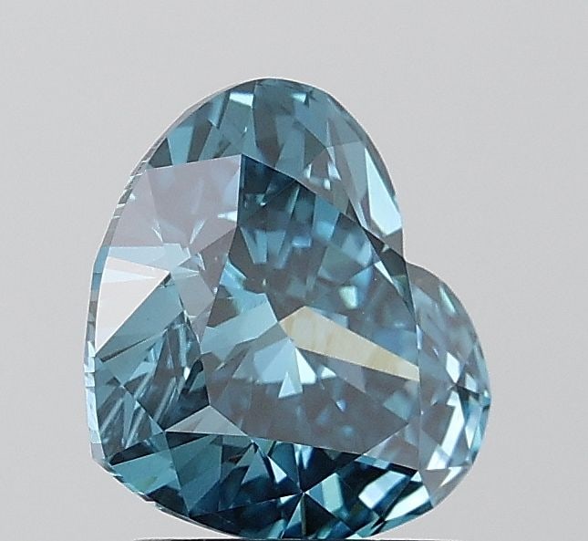 Loose Diamond - HEART 2.0ct Fancy Vivid Blue VVS2: Loose Diamond - HEART 2.0ct Fancy Vivid Blue VVS2 Source: This is a real non-mined Diamond that has been grown in a lab Shape: HEART Carats: 2.0 Color: Fancy Vivid Blue Certification: IGI Video: