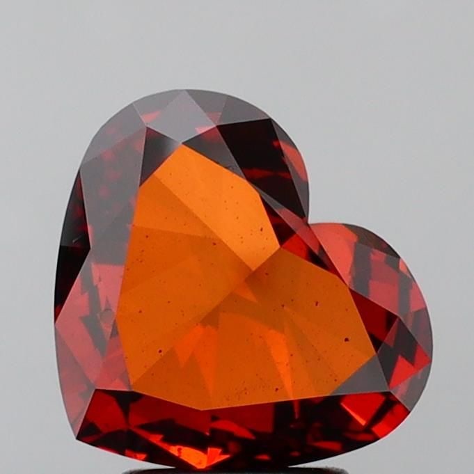 Loose Diamond - HEART 3.59ct Fancy Red VS2: Loose Diamond - HEART 3.59ct Fancy Red VS2 Source: This is a real non-mined Diamond that has been grown in a lab Shape: HEART Carats: 3.59 Color: Fancy Red Certification: NONE Video: