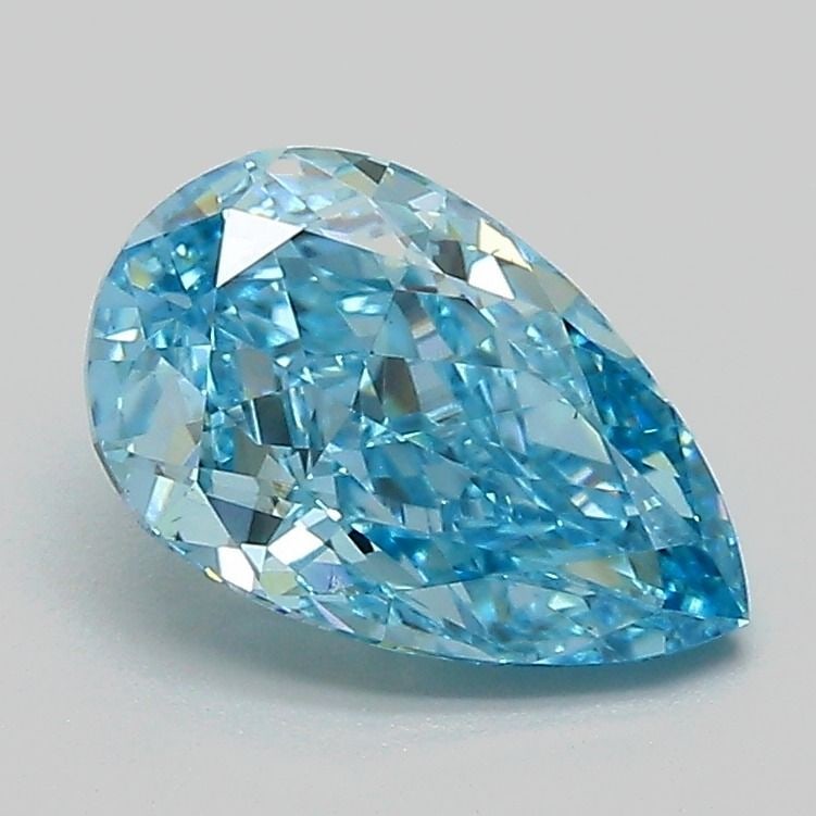 Loose Diamond - PEAR 1.5ct Fancy Vivid Blue VS2: Loose Diamond - PEAR 1.5ct Fancy Vivid Blue VS2 Source: This is a real non-mined Diamond that has been grown in a lab Shape: PEAR Carats: 1.5 Color: Fancy Vivid Blue Certification: IGI Video: