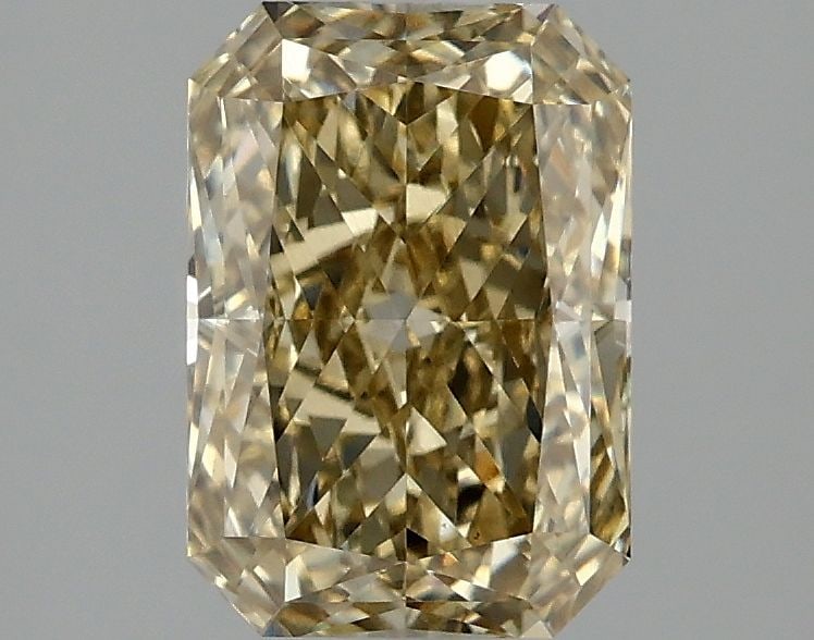 Loose Diamond - RADIANT 2.07ct Fancy Gray Yellow VS1: Loose Diamond - RADIANT 2.07ct Fancy Gray Yellow VS1 Source: This is a real non-mined Diamond that has been grown in a lab Shape: RADIANT Carats: 2.07 Color: Fancy Gray Yellow Certification: IGI Video