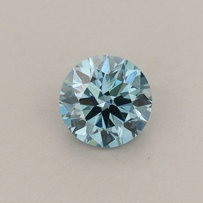 Ideal Loose Diamond - ROUND 0.33ct Fancy Vivid Blue VS2: Ideal Loose Diamond - ROUND 0.33ct Fancy Vivid Blue VS2 Source: This is a real non-mined Diamond that has been grown in a lab Shape: ROUND Carats: 0.33 Color: Fancy Vivid Blue Certification: IGI Video