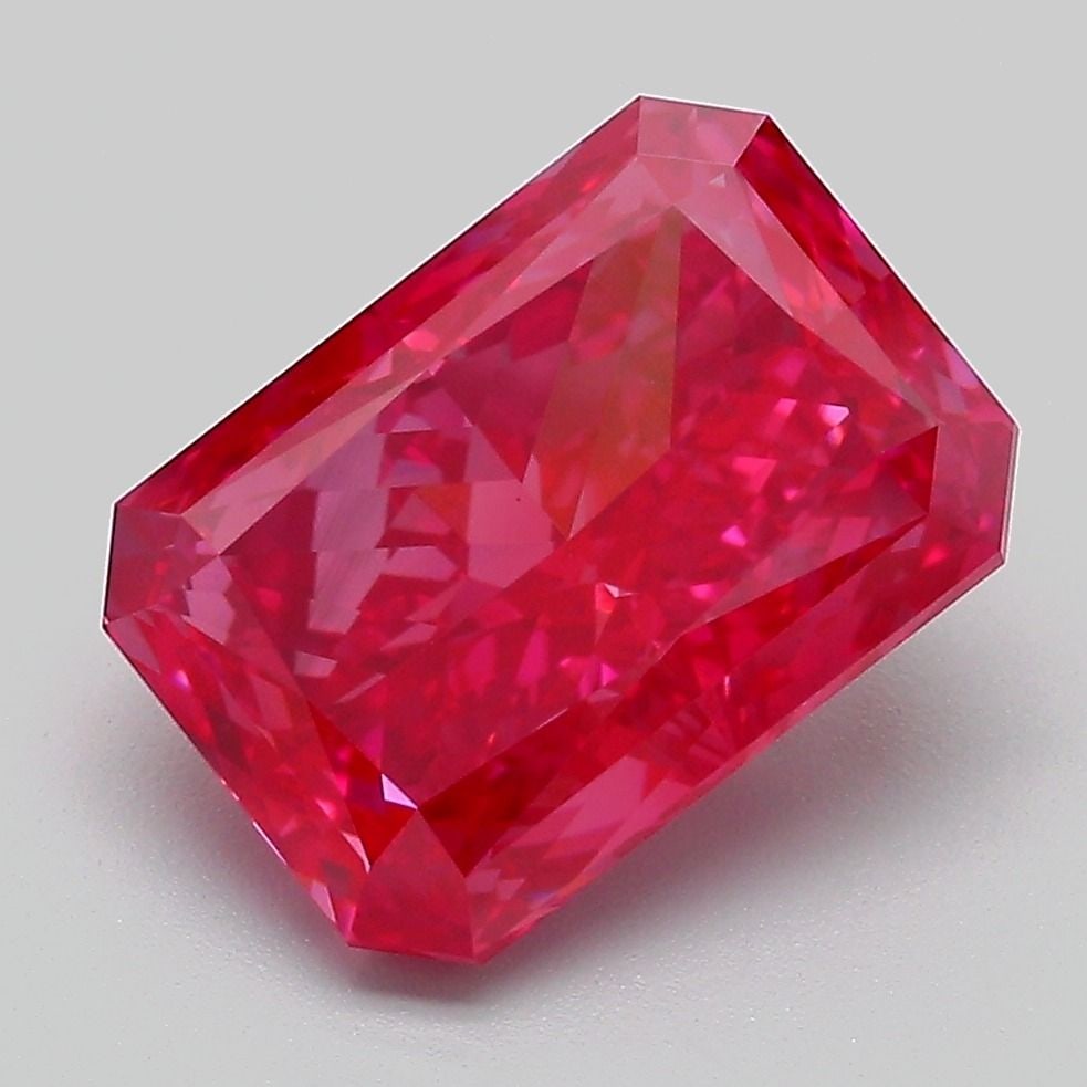 Loose Diamond - RADIANT 4.07ct Fancy Vivid Red VS2 (1 of 1)