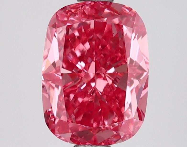 Loose Diamond - CUSHION MODIFIED 2.07ct Fancy Vivid Pink VS1: Loose Diamond - CUSHION MODIFIED 2.07ct Fancy Vivid Pink VS1 Source: This is a real non-mined Diamond that has been grown in a lab Shape: CUSHION MODIFIED Carats: 2.07 Color: Fancy Vivid Pink Certific