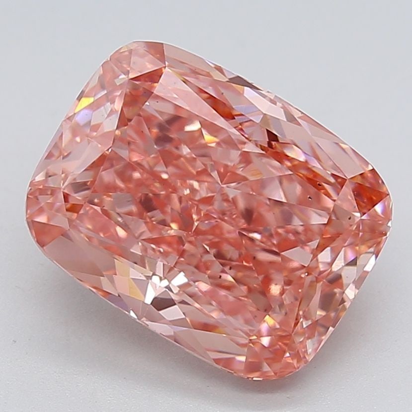 Loose Diamond - CUSHION MODIFIED 7.01ct Fancy Vivid Pink VS2: Loose Diamond - CUSHION MODIFIED 7.01ct Fancy Vivid Pink VS2 Source: This is a real non-mined Diamond that has been grown in a lab Shape: CUSHION MODIFIED Carats: 7.01 Color: Fancy Vivid Pink