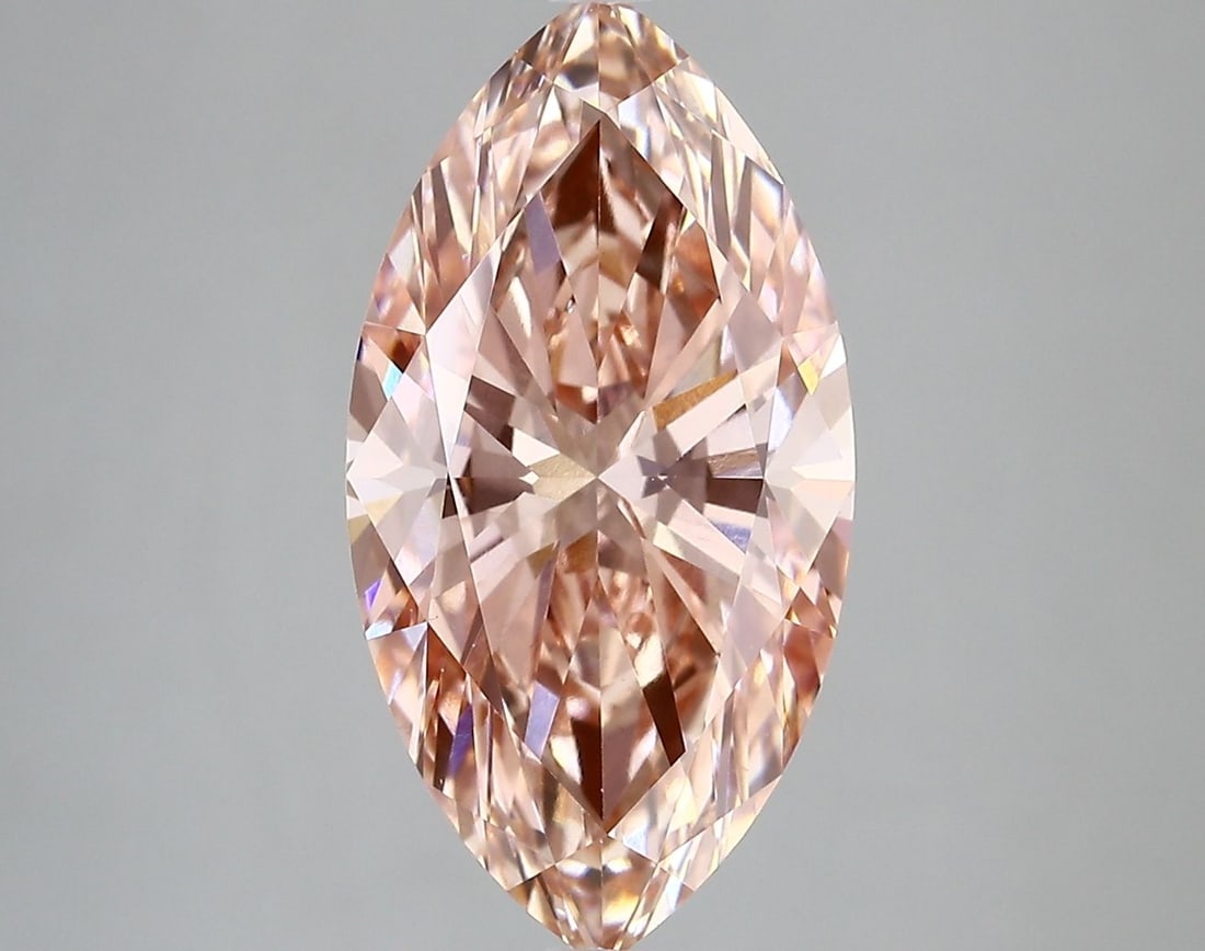 Loose Diamond - MARQUISE 4.69ct Fancy Vivid Pink VS1: Loose Diamond - MARQUISE 4.69ct Fancy Vivid Pink VS1 Source: This is a real non-mined Diamond that has been grown in a lab Shape: MARQUISE Carats: 4.69 Color: Fancy Vivid Pink Certification: IGI Video