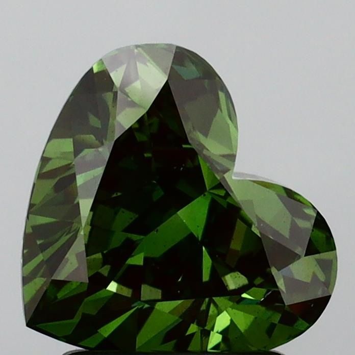 Loose Diamond - HEART 2.01ct Fancy Vivid Green VS2 (1 of 1)