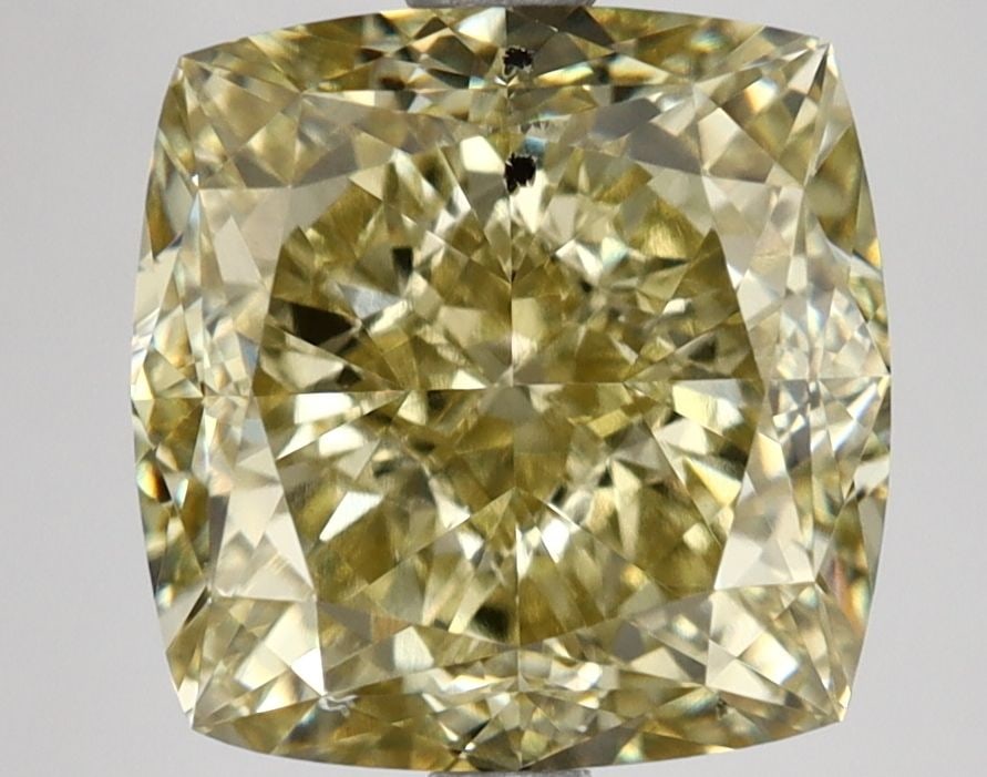 Loose Diamond - CUSHION MODIFIED 5.54ct Fancy Intense Yellow SI1: Loose Diamond - CUSHION MODIFIED 5.54ct Fancy Intense Yellow SI1 Source: This is a real non-mined Diamond that has been grown in a lab Shape: CUSHION MODIFIED Carats: 5.54 Color: Fancy Intense Yellow