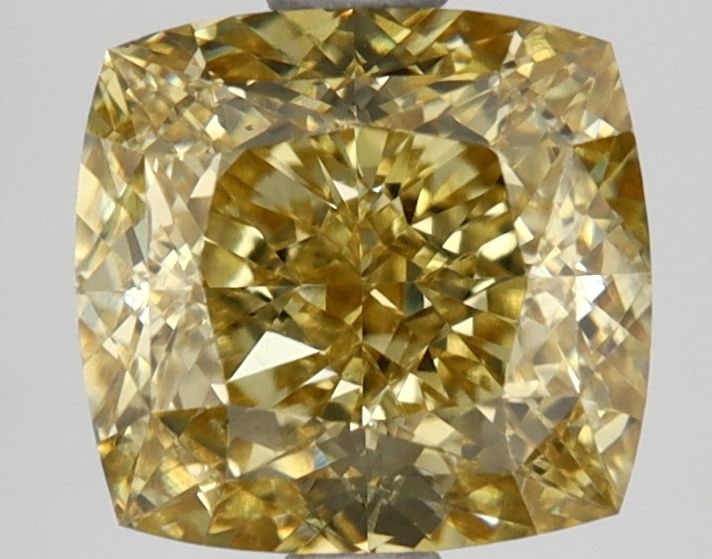 Loose Diamond - CUSHION MODIFIED 3.01ct Fancy Intense Yellow VVS1: Loose Diamond - CUSHION MODIFIED 3.01ct Fancy Intense Yellow VVS1 Source: This is a real non-mined Diamond that has been grown in a lab Shape: CUSHION MODIFIED Carats: 3.01 Color: Fancy Intense Yellow