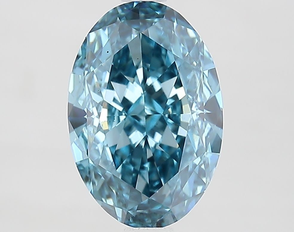Loose Diamond - OVAL 2.51ct Fancy Vivid Blue VS1 (1 of 1)