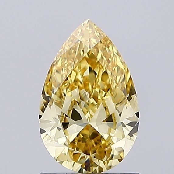 Loose Diamond - PEAR 1.01ct Fancy Intense Yellow VS1: Loose Diamond - PEAR 1.01ct Fancy Intense Yellow VS1 Source: This is a real non-mined Diamond that has been grown in a lab Shape: PEAR Carats: 1.01 Color: Fancy Intense Yellow Certification: IGI Video