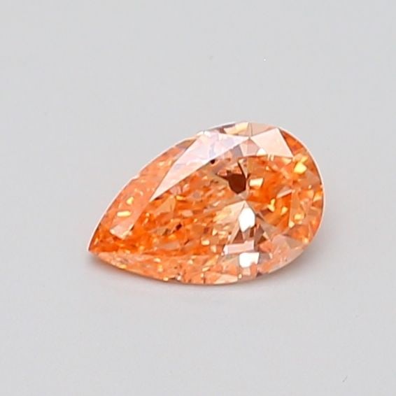 Loose Diamond - PEAR 0.5ct Fancy Intense Orange I1 (1 of 1)