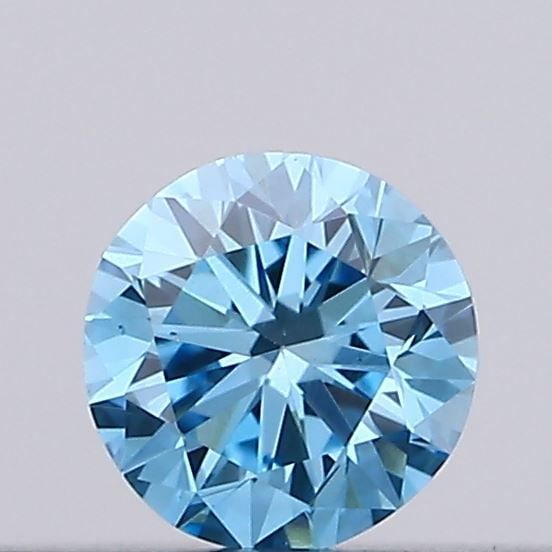 Loose Diamond - ROUND 0.15ct Fancy Vivid Blue VS2: Loose Diamond - ROUND 0.15ct Fancy Vivid Blue VS2 Source: This is a real non-mined Diamond that has been grown in a lab Shape: ROUND Carats: 0.15 Color: Fancy Vivid Blue Certification: IGI Video: