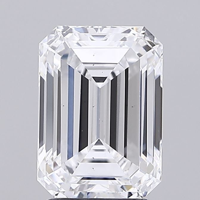 Loose Diamond - EMERALD 2.55ct D VS2: Loose Diamond - EMERALD 2.55ct D VS2 Source: This is a real non-mined Diamond that has been grown in a lab Shape: EMERALD Carats: 2.55 Color: D Clarity: VS2 Certification: IGI Video: