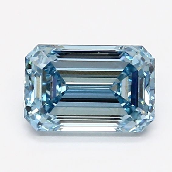Loose Diamond - EMERALD 1.26ct Fancy Intense Blue VS2: Loose Diamond - EMERALD 1.26ct Fancy Intense Blue VS2 Source: This is a real non-mined Diamond that has been grown in a lab Shape: EMERALD Carats: 1.26 Color: Fancy Intense Blue Certification: IGI Vid